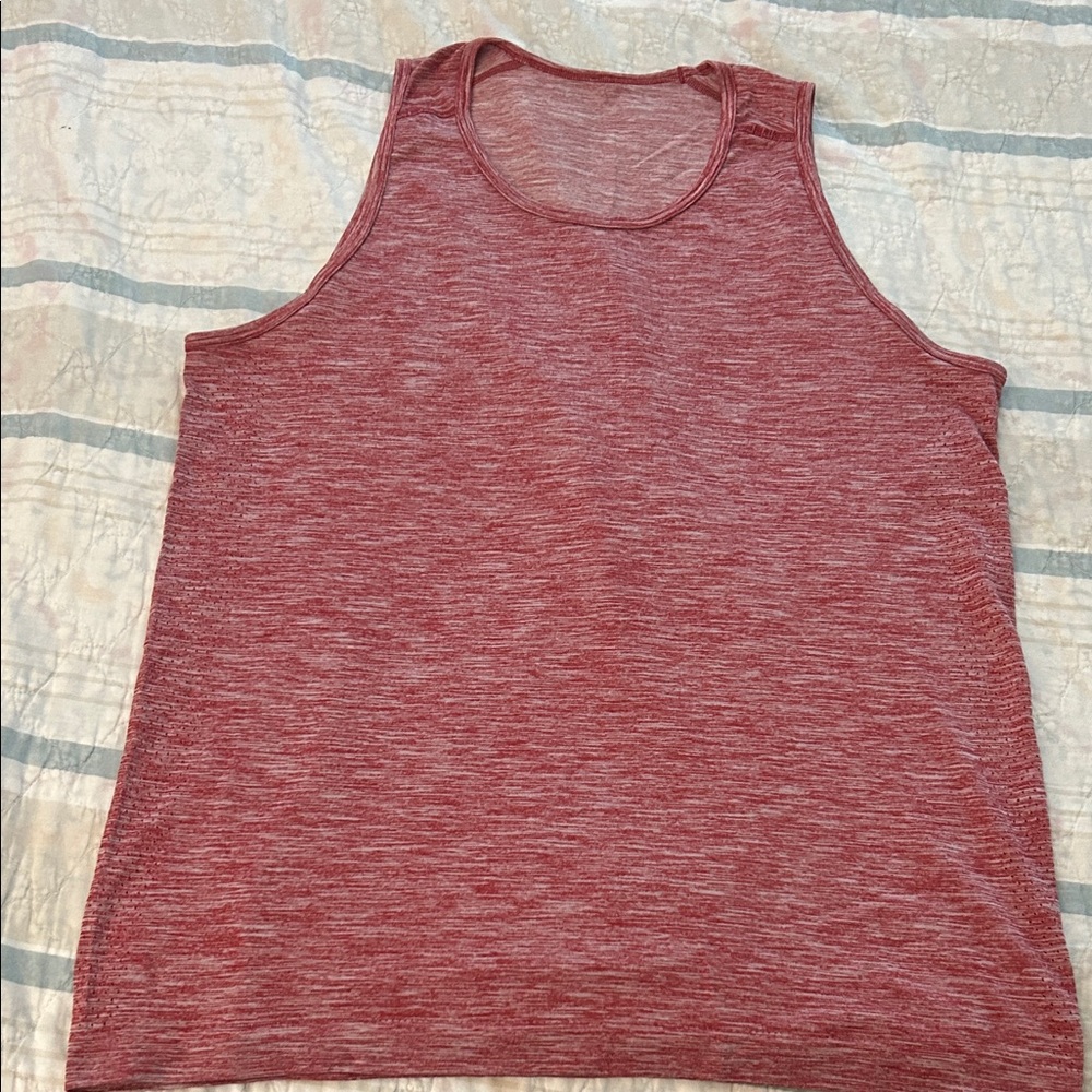 Lululemon Men’s Red Sleeveless Top